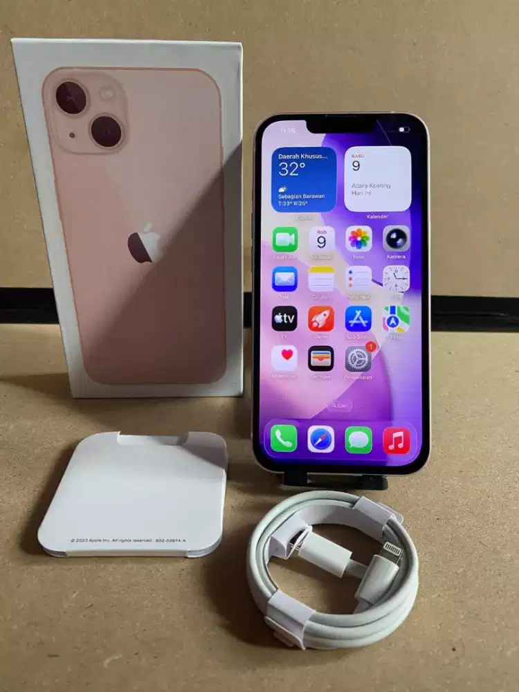 Iphone 13 Pink 128gb Inter Fullset All Operator