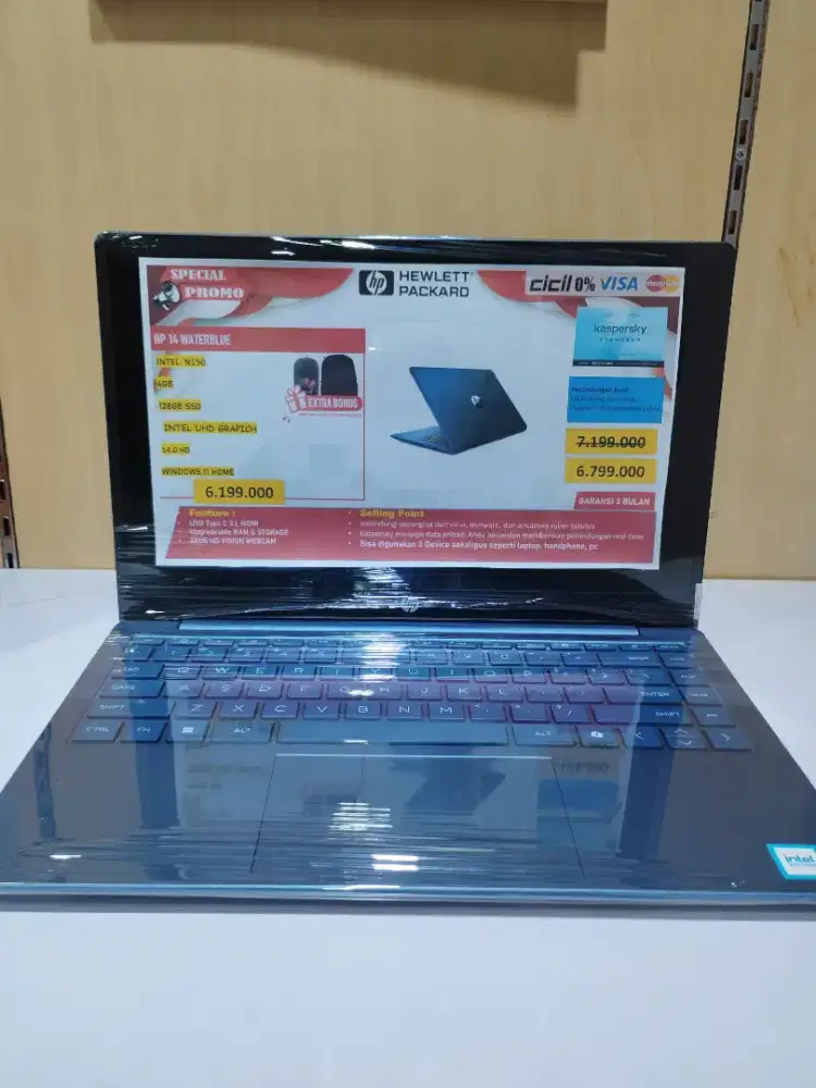 Laptop HP 14 WATERBLUE