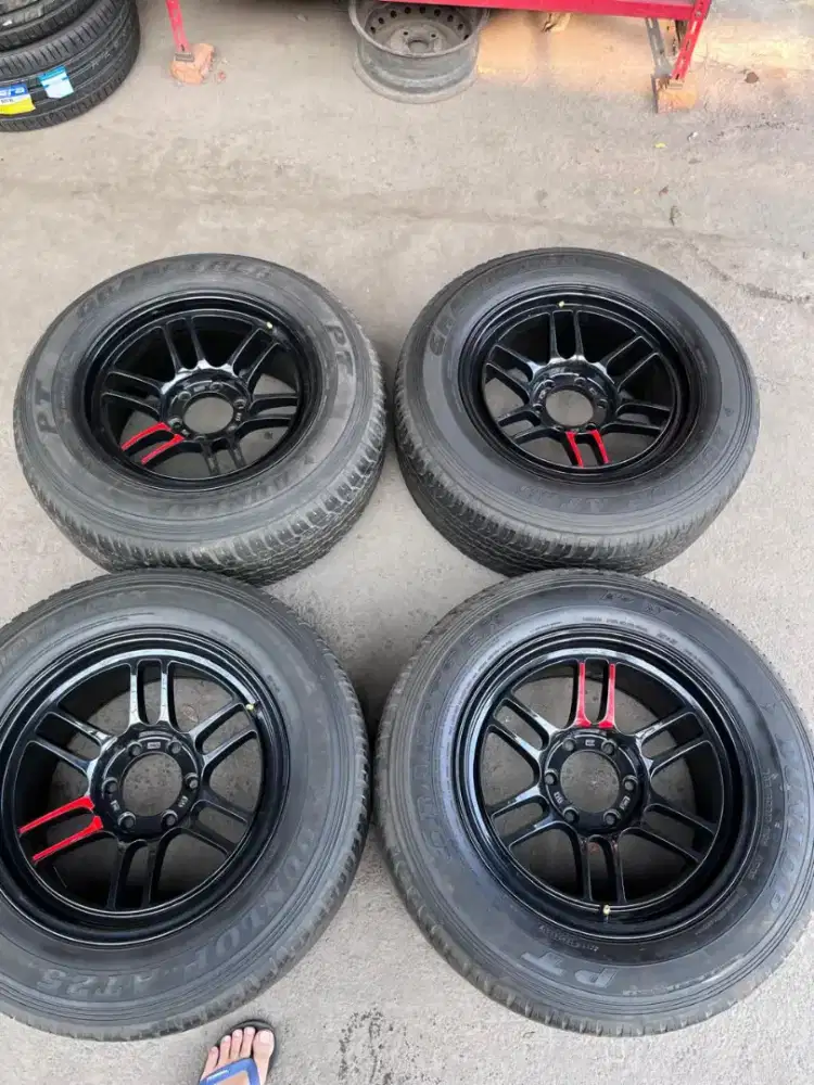Enkei RPT1 ring 18x9 pcd 6x139,7 ET 0 ban 265/60 R18 velg baru ban bks