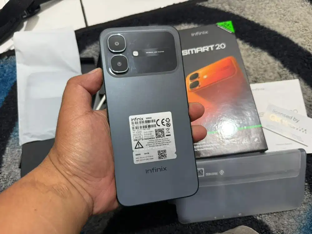 Infinix smart 20 4/64gb mulus 1000% seperti baru fullset garansi