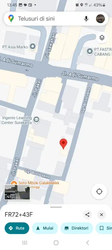 Tanah dijual banyuanyar