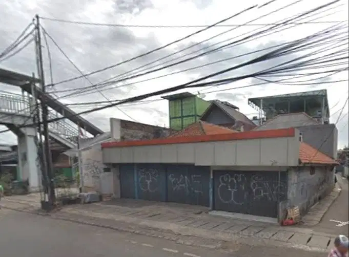 JUAL TANAH BANGUNAN LOKASI PINGGIR JALAN RAYA KRAMAT JATI KP. RAMBUTAN