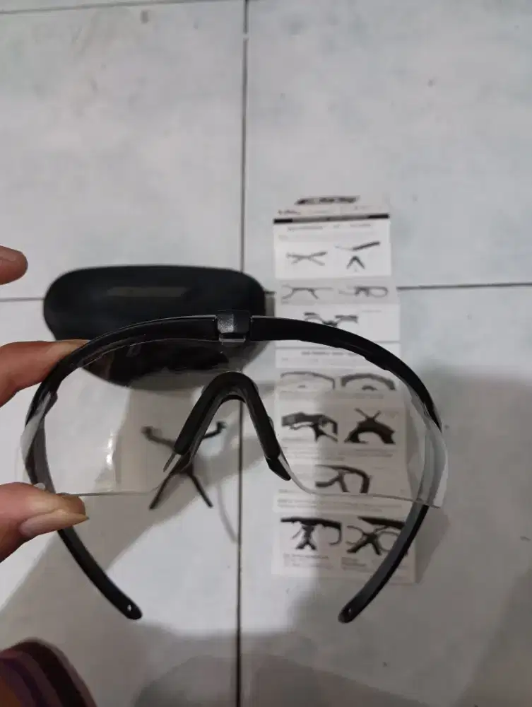Kacamata Tactical Z87+ ESS Crosshair Original Pelindung High Impact
