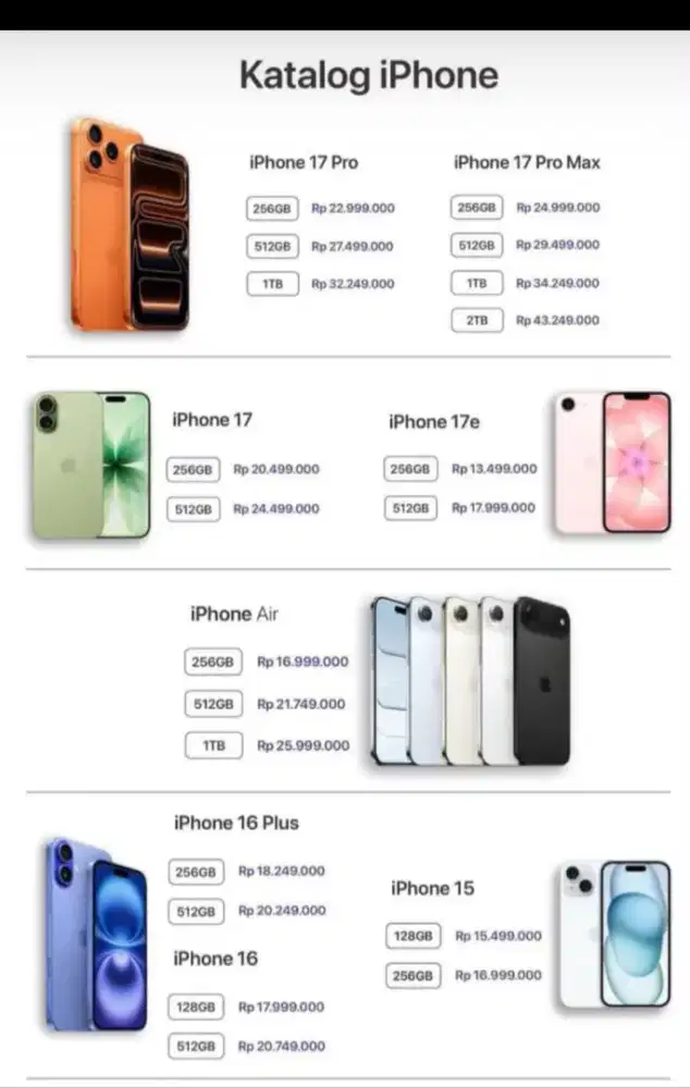 iPhone 17  series