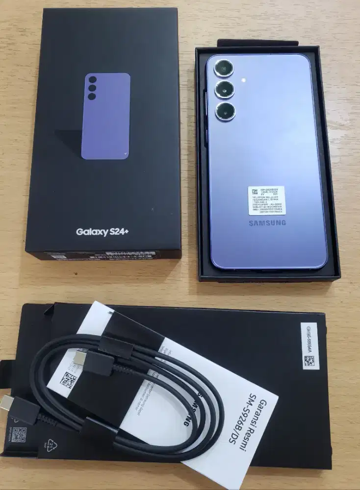 Samsung Galaxy S24 Plus RAM 12/512GB Violet SEIN Baru jalan Sebulan