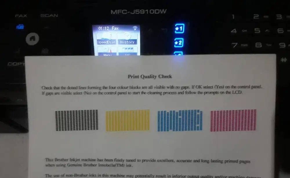 printer brother Mfc-j5910 A3 Bisa wifi adf scan copy print