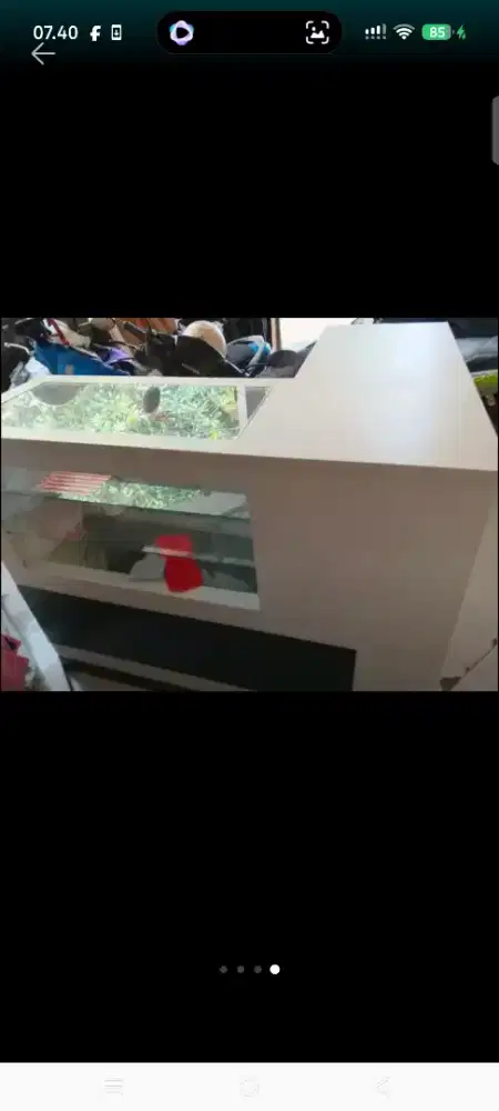 Etalase kayu bloktik