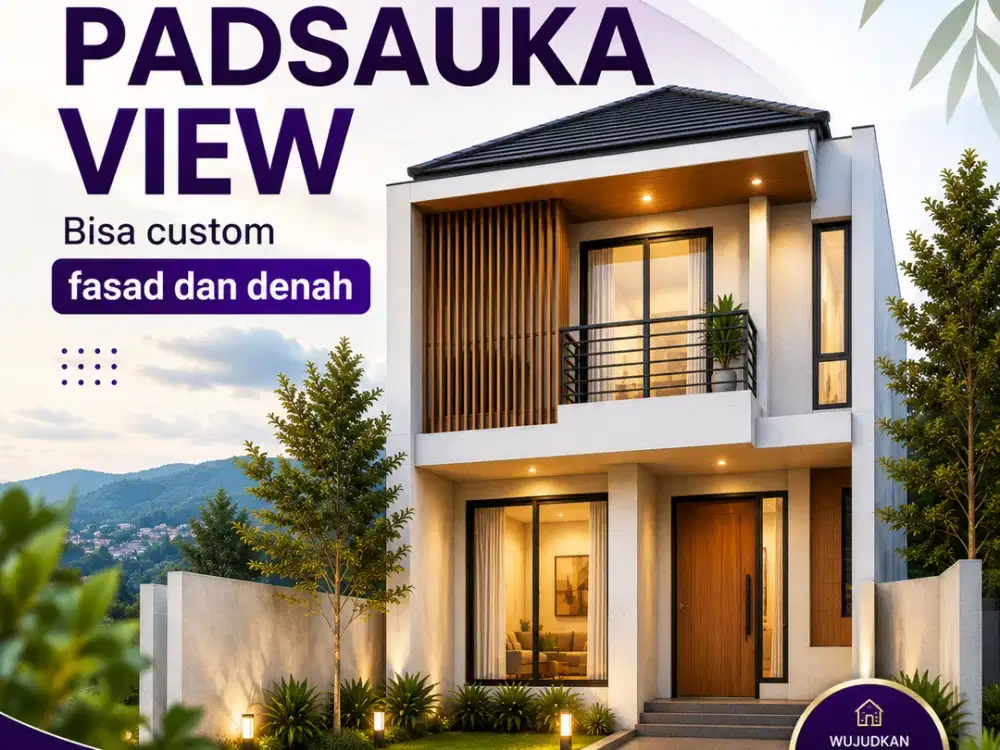 Rumah Padasuka view Bebas Custom: Hanya 750 jt saja