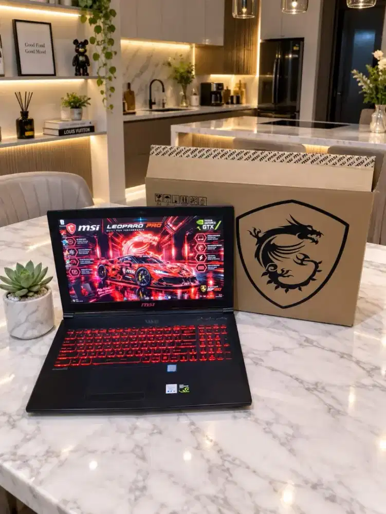 Laptop Gaming & Design Multimedia DKV MSI Leopard Pro VGA Nvidia GTX