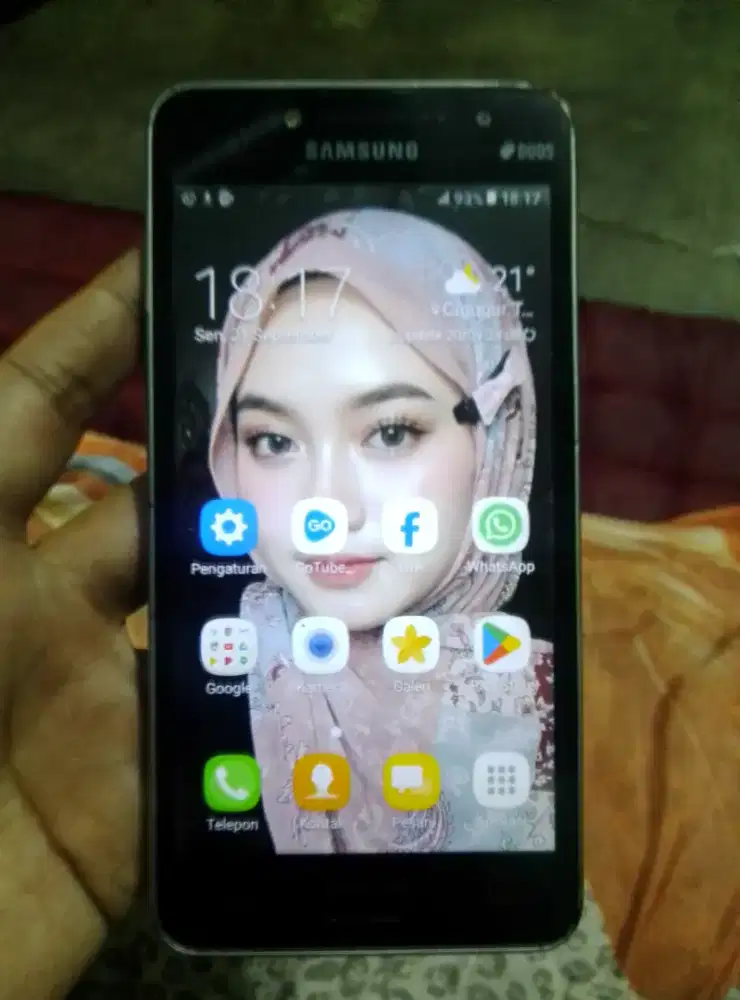 Samsung galaxy J2 prime 4G layar 5 inchi full black