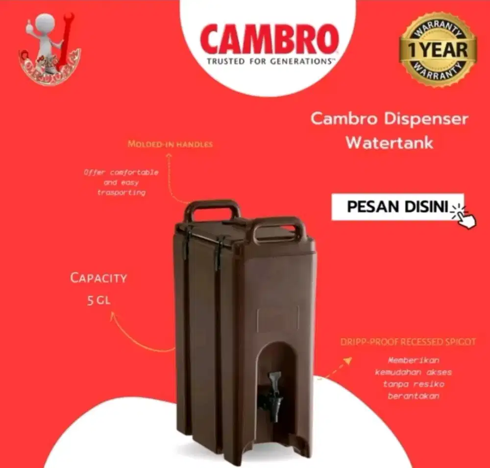 CAMBRO CAMTAINER 18 LTR