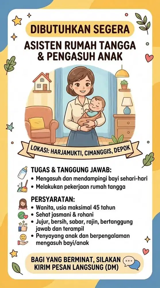 Asisten Rumah Tangga & Pengasuh Anak