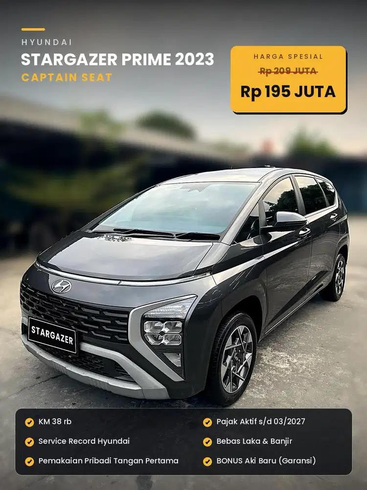 Hyundai Stargazer 2023 Bensin