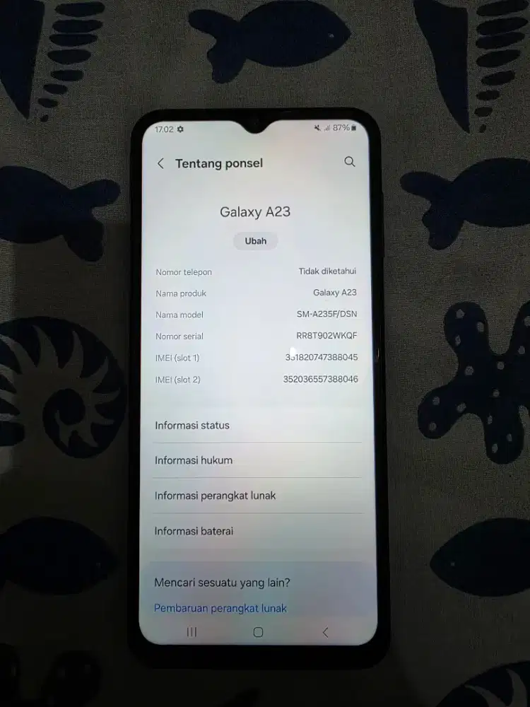 Samsung galaxy a23 normal