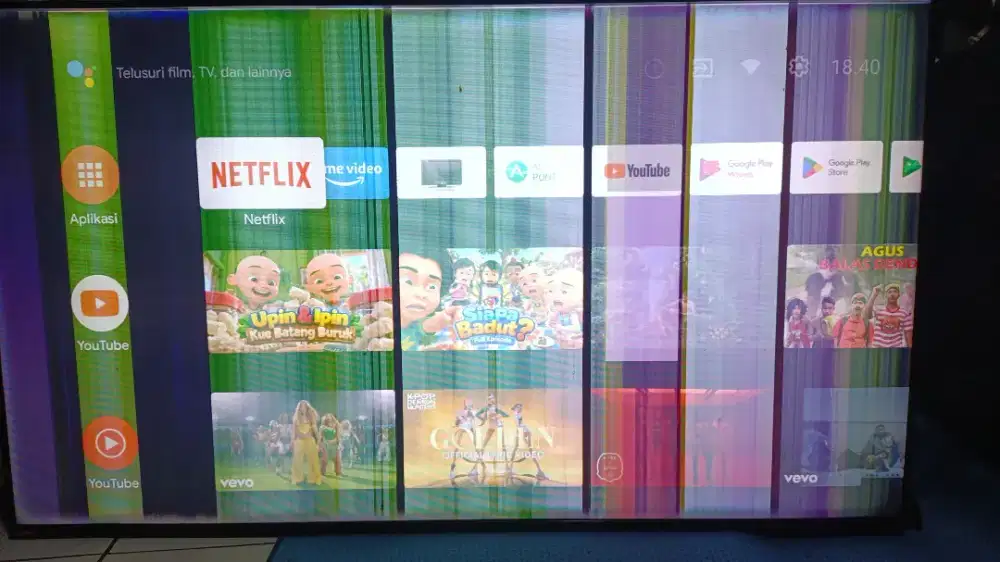 Tv led android 55inch