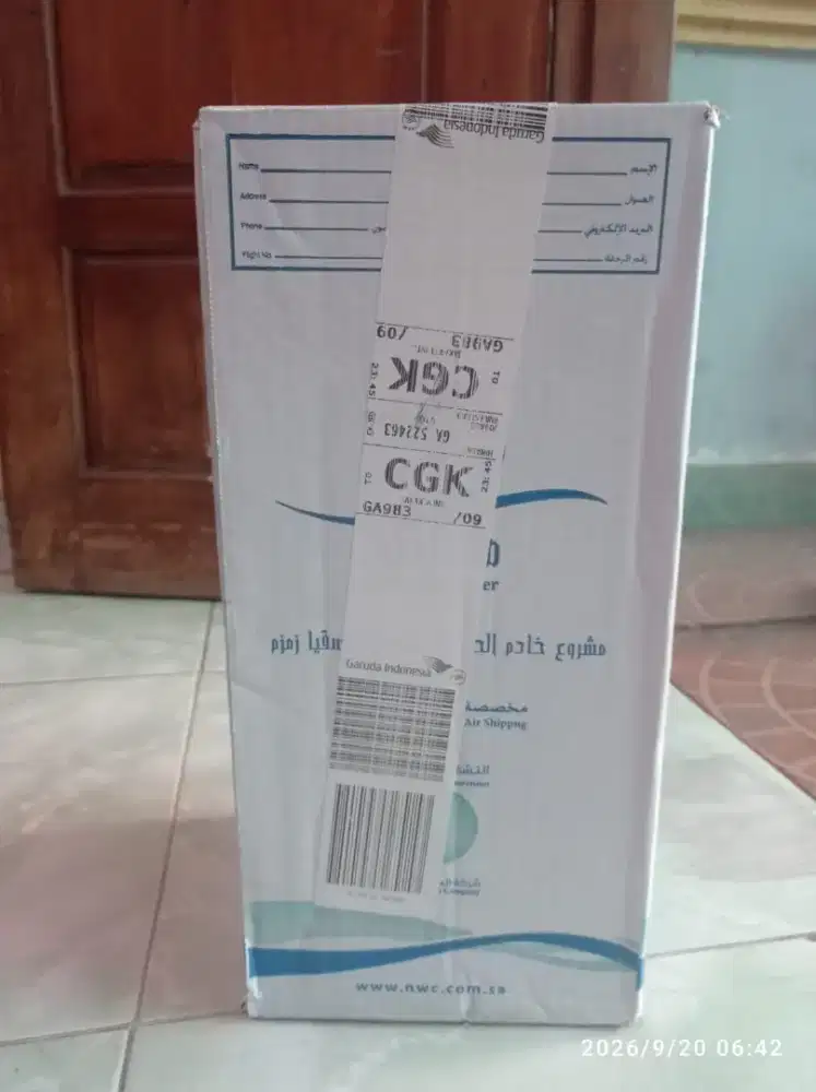 Air Zamzam Asli Arab Barcode Tembus