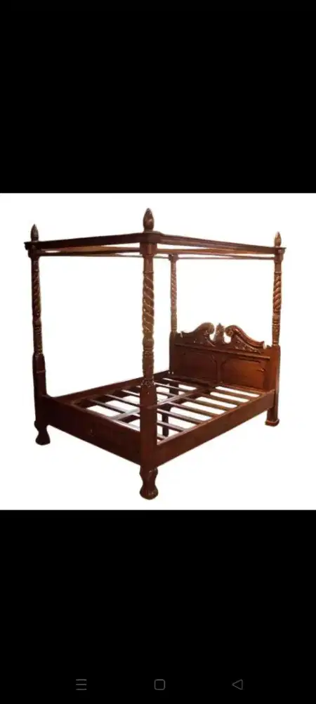 Dijual tempat tidur klasik  jati jawa
