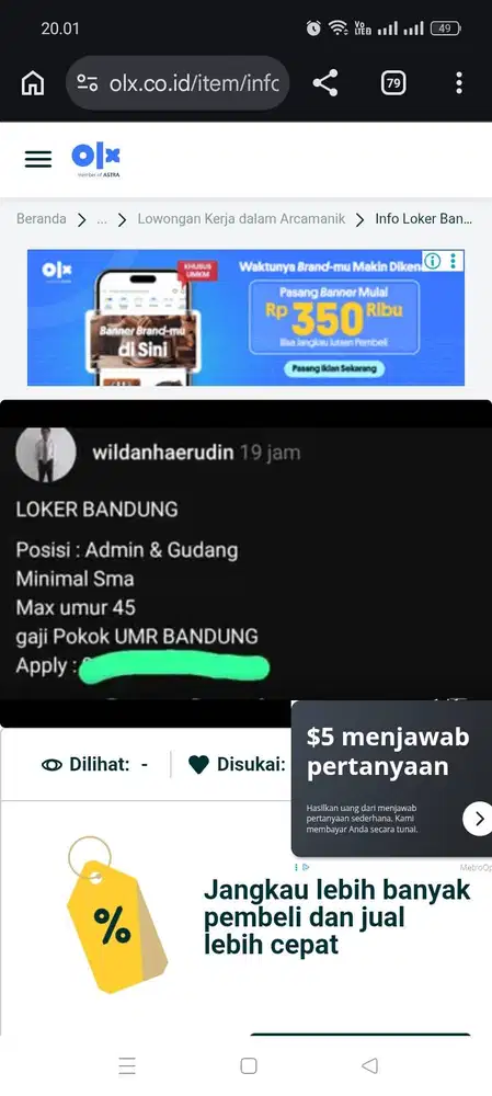 info loker bdg 2026