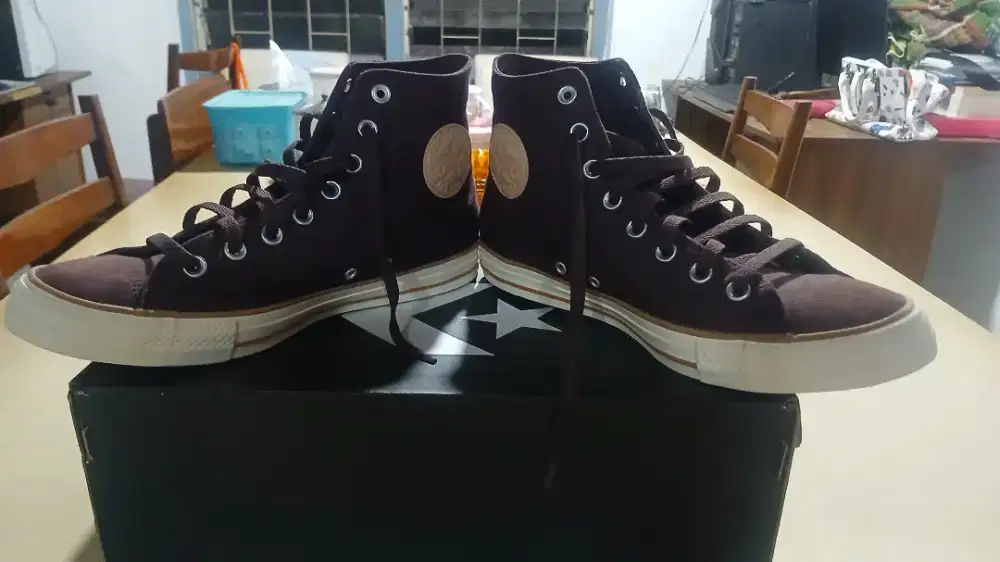 Converse Allstar HI canvas & suade rugged brown