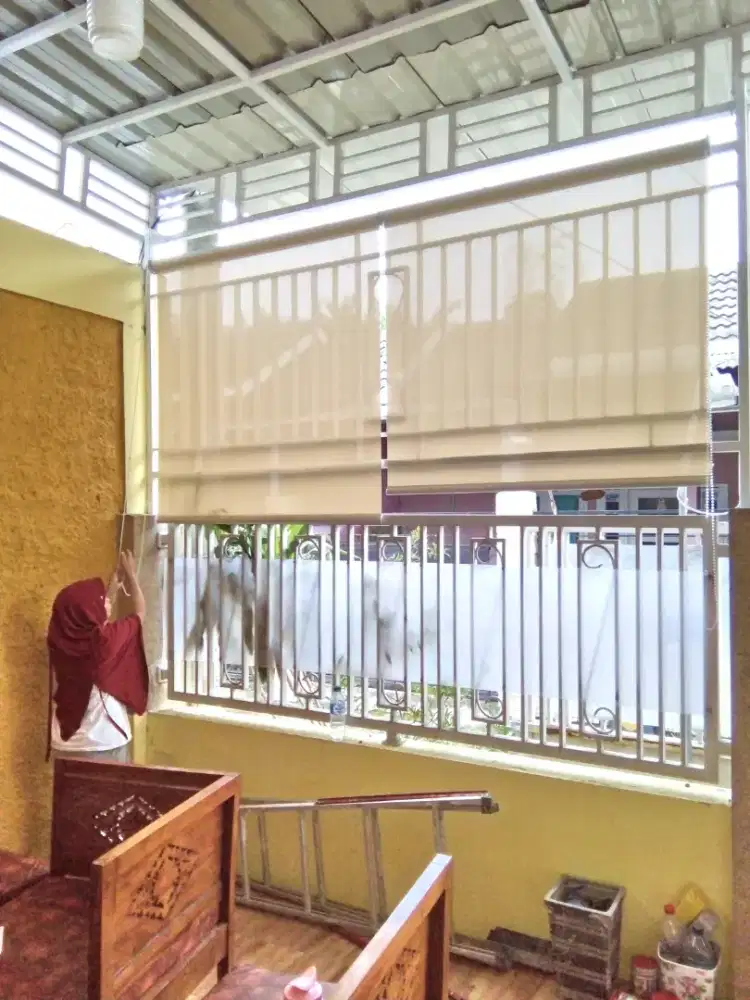 Tirai Suntex outdoor dan vertikal horizontal