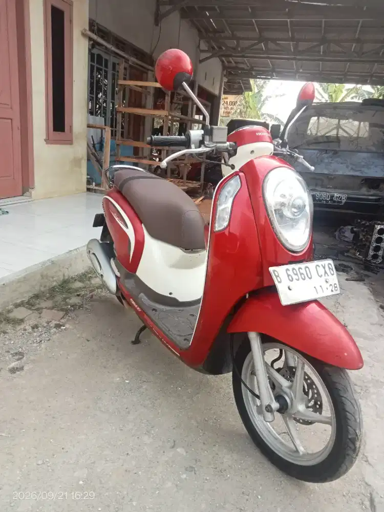 jual 1 unit motor honda scoopy f1