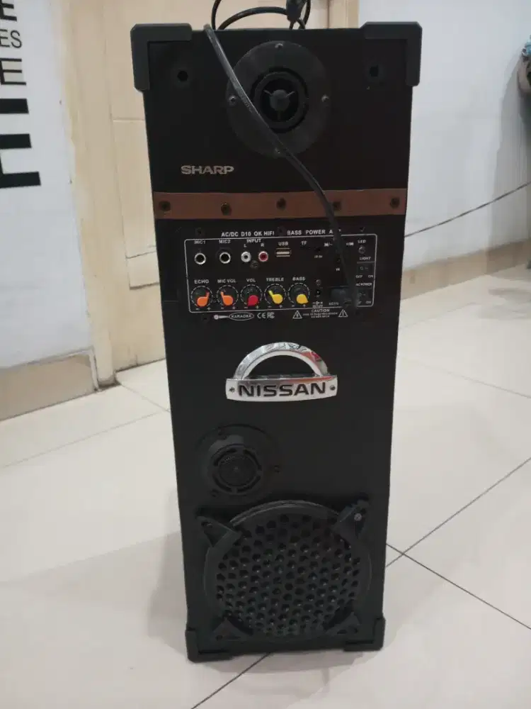 Salon Speaker aktif 6 inch Bluetooth bonus mic remote aux custom unik