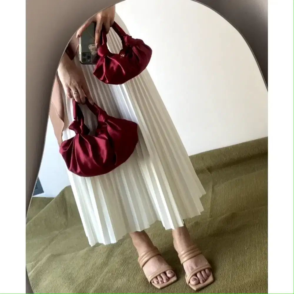 Tas mewah cantik Maroon