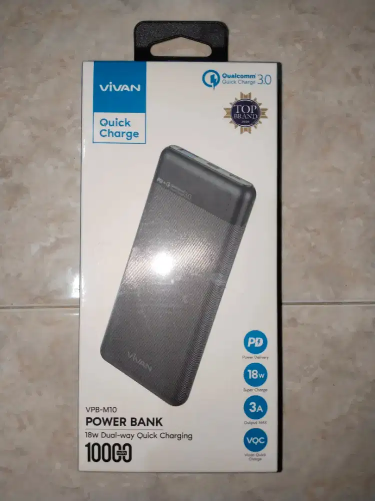 jual power bank 10.000 mah merek vivan.