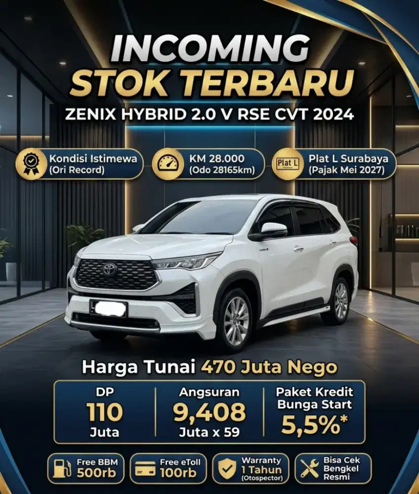 Toyota ZENIX HYBRID 2.0 V RSE CVT 2024