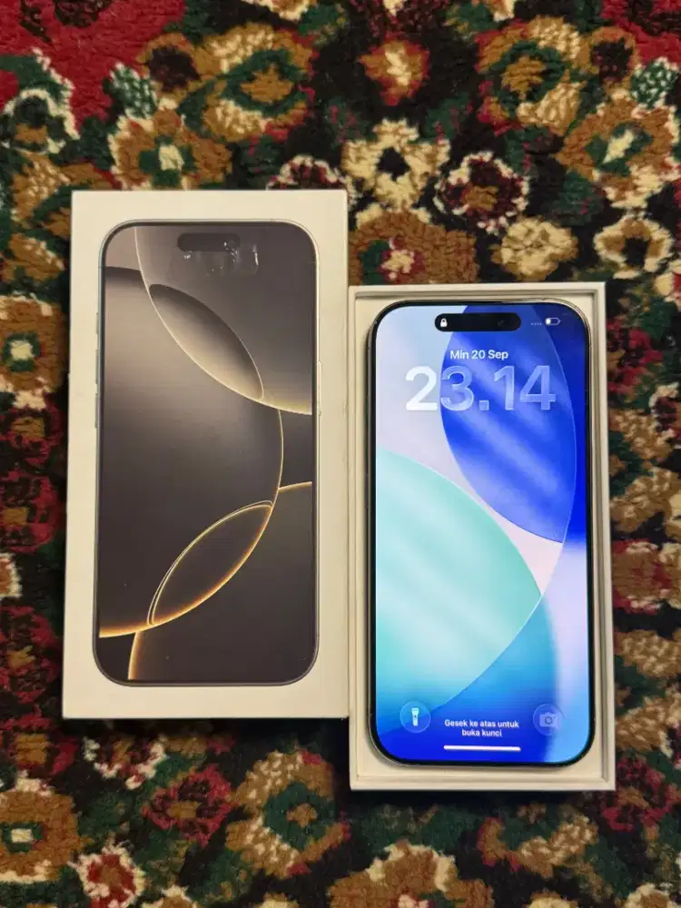 iPhone 16Pro 256Gb iBox Nattural Tittanium Grnsi Off Bh 100%
