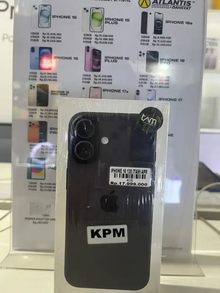 iPhone 16 128gb ATLANTIS DAHSYAT