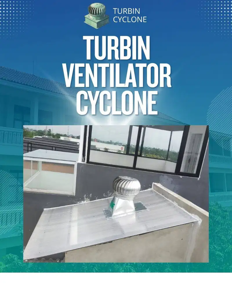 JUAL TURBINE VENTILATOR CYCLONE 24 INCH PASURUAN