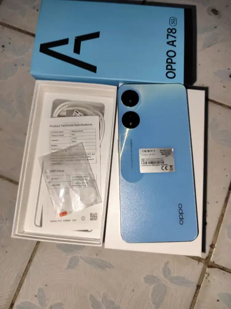 Oppo a78 5g 8/256 fullset nominus