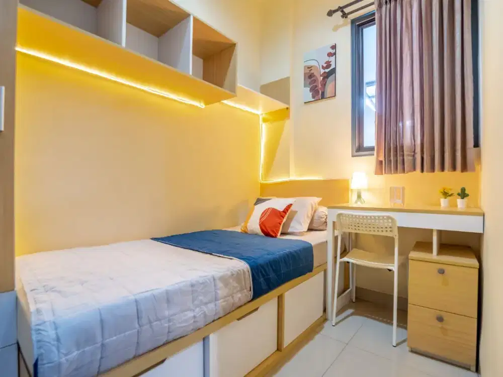 Sewa Kost Grogol di AbdiHome Abdi Muwardi Residence Tipe Jendela Siap Huni Dekat Trisakti - Bersih, Aman dan Nyaman