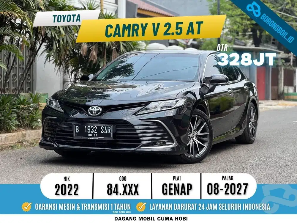 FULL RECORDS !!! TOYOTA ALL NEW CAMRY 2.5 V AT 2022 HITAM METALIK