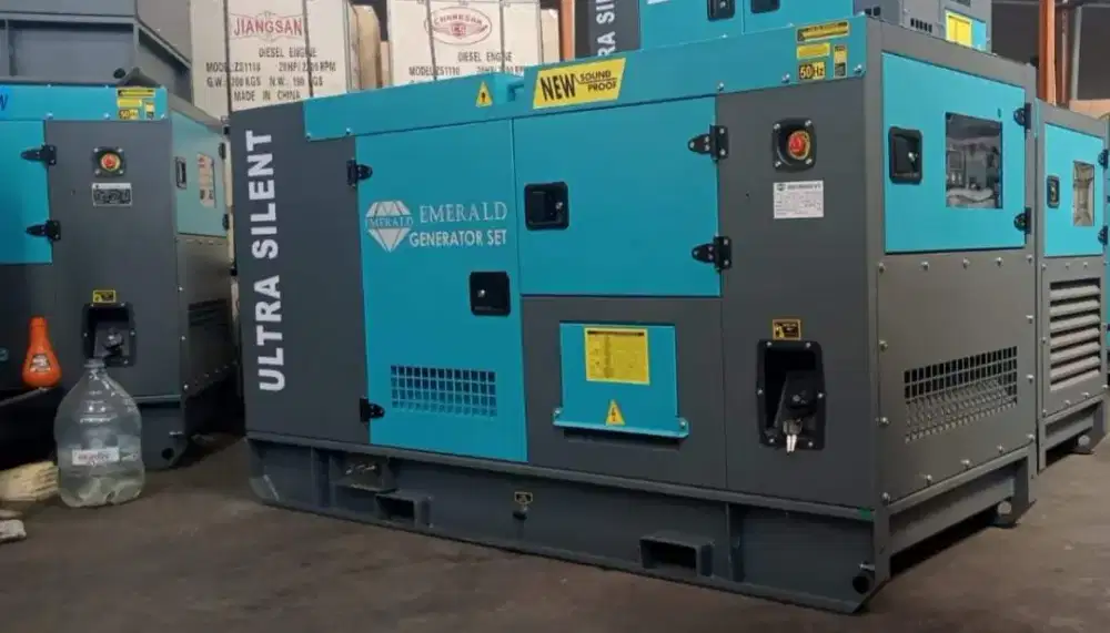 Genset Silent Emelard 20 Kva 25 Kva 30 Kva 40 Kva 50 Kva - 500 Kva