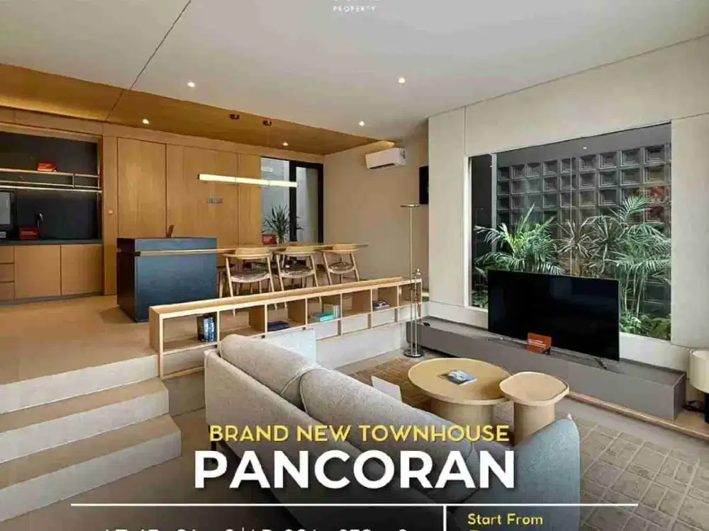 Aksara Pancoran Brand New Townhouse Dalam Komplek Liga Mas