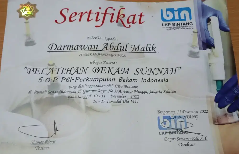 Bekam panggilan