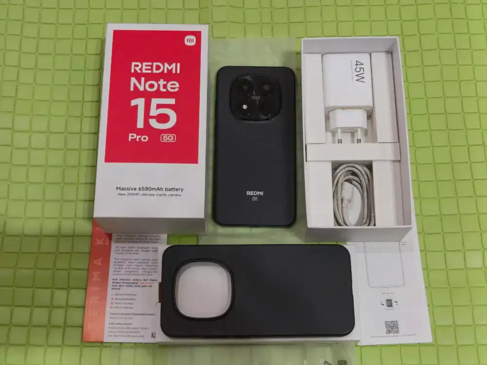 Xiaomi Redmi Note 15 Pro 5G (8/256GB) Mulus Fullset