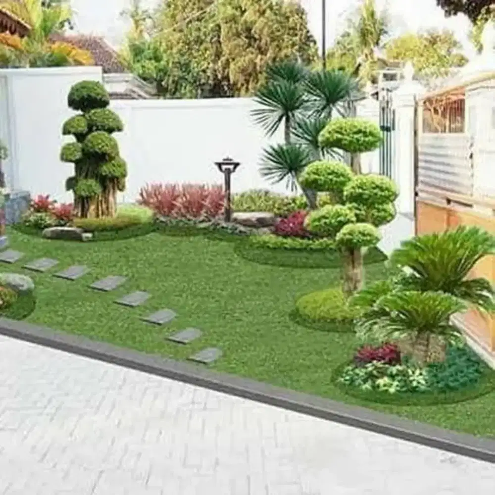 Jual rumput taman - tukang taman murah - taman minimalis