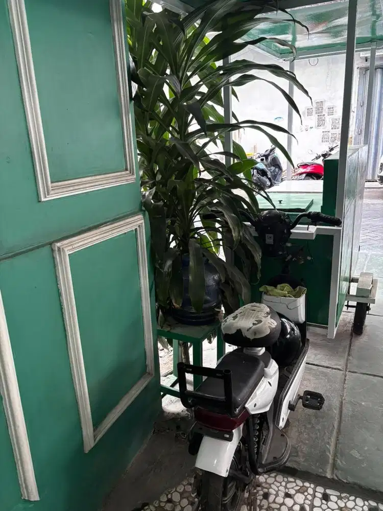 Gerobak sepeda listrik jualan minuman & makanan berfungsi dengan baik