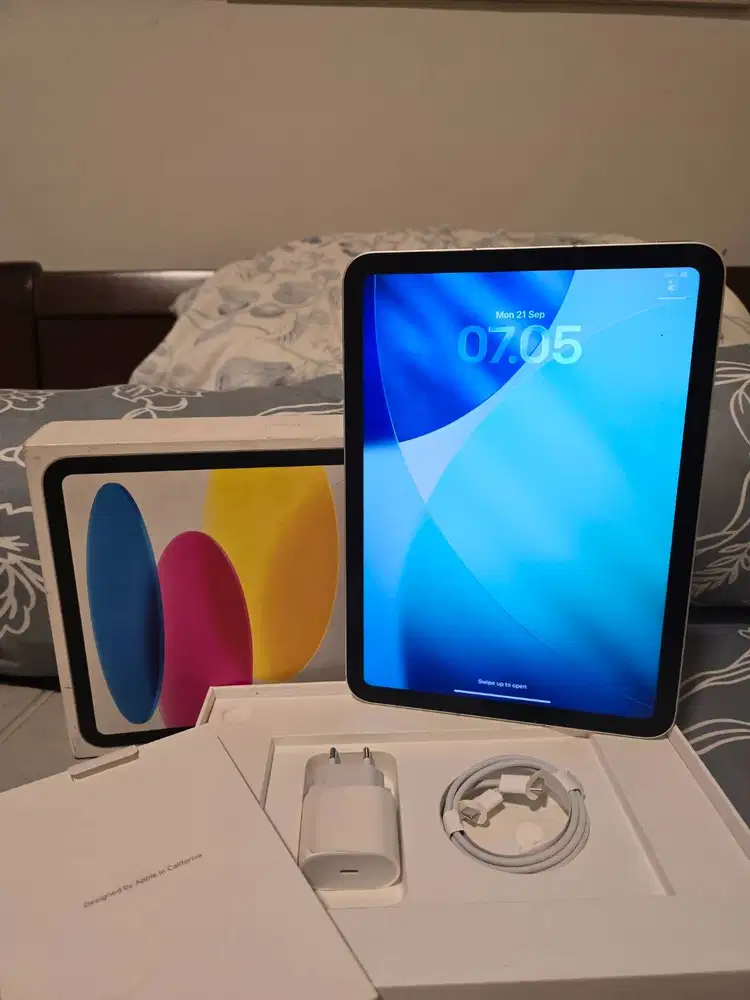 iPad Gen 10 64GB WiFi + Cellular Silver Ori Ibox