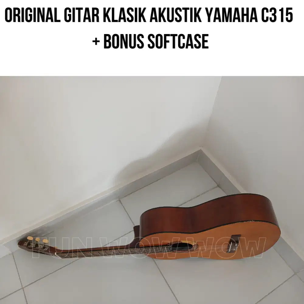 Original Gitar Klasik Akustik Yamaha C315 Second + Bonus Softcase