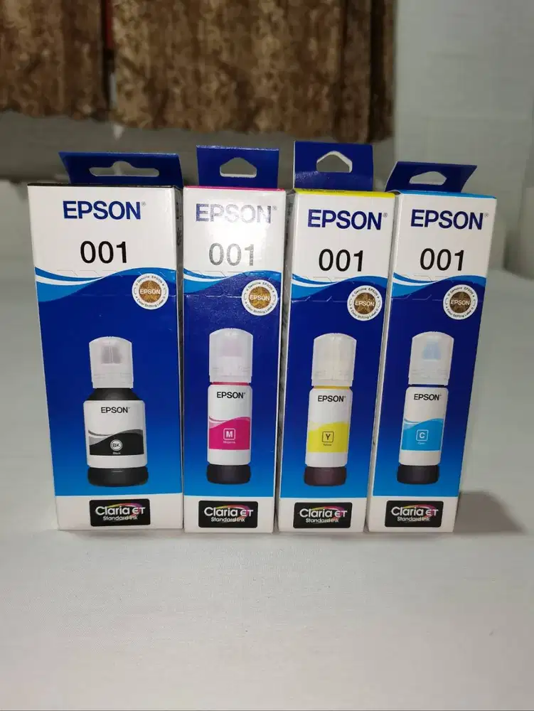 TINTA EPSON 001 ORIGINAL 1 SET.