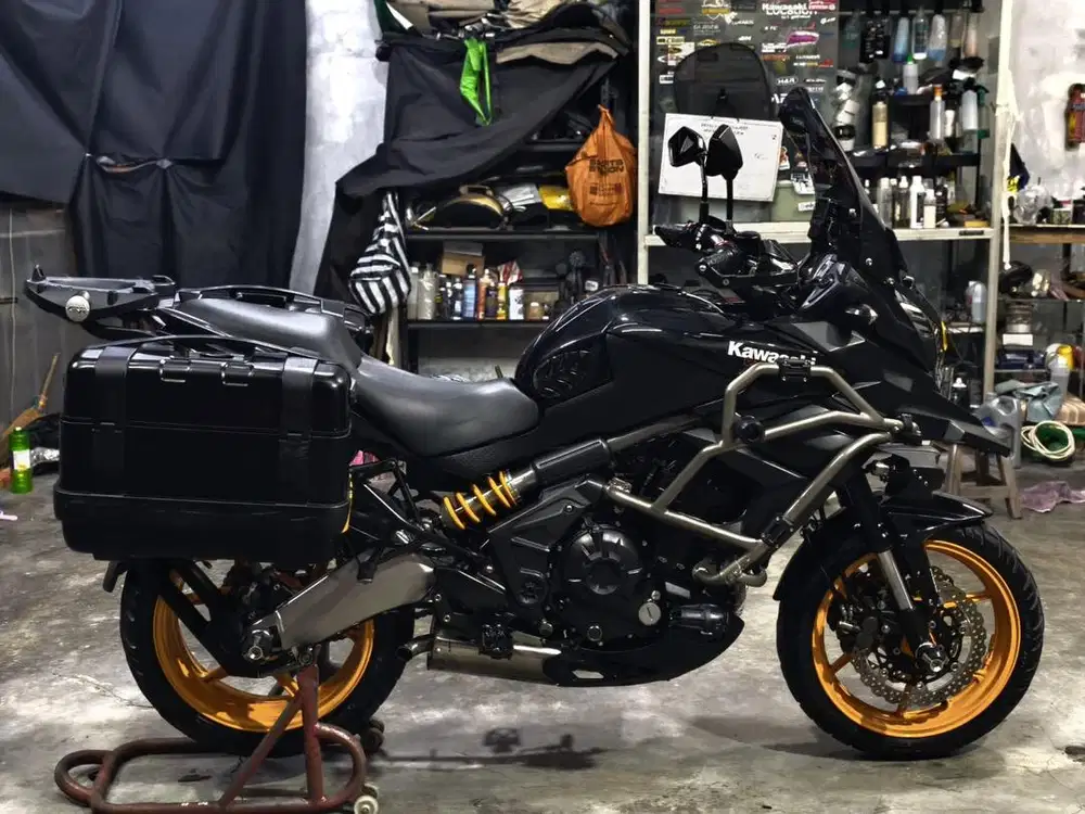 KAWASAKI VERSYS 650 ABS 2014 PLAT AB LOW KM FULL VARIASI STYLE BMW GS