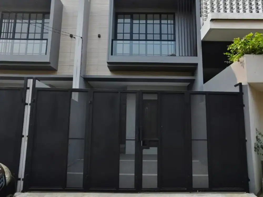 Rumah Baru 2 Lantai Modern Minimalis di Kav DKI Meruya