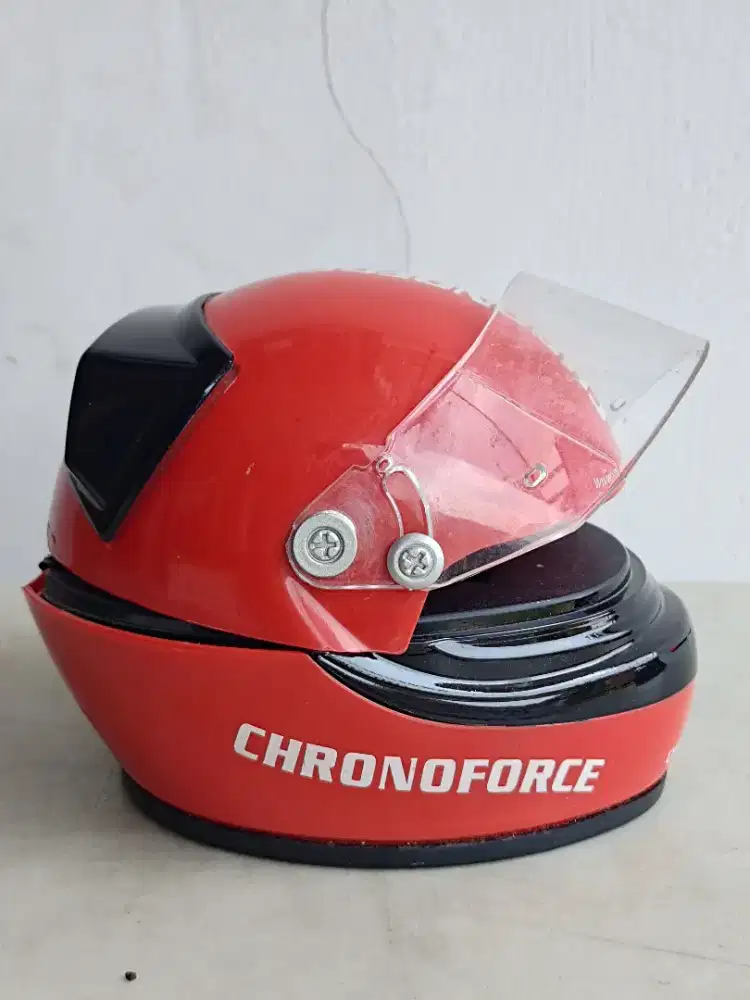 Chronoforce Watch Case Jam Tangan Miniatur Unik Bentuk Helm Motor