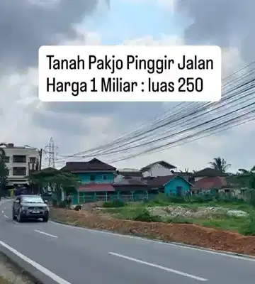 JUAL CEPAT TANAH PINGGIR JALAN PAKJO PALEMBANG