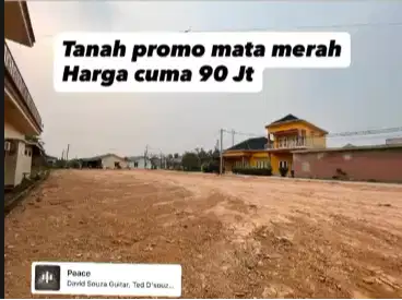 JUAL CEPAT TANAH PINGGIR JALAN MATA MERAH