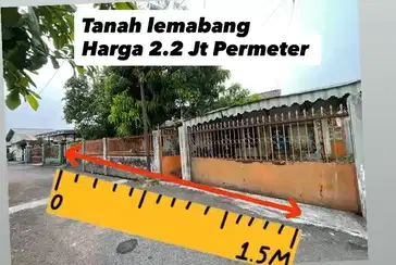 TANAH PLUS RUMAH AREA LEMABANG PALEMBANG